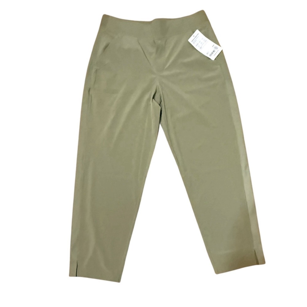 Athleta Brooklyn Lined Pants Womens Brown Wrinkle Resistant Size 8 Petite - Picture 2 of 5